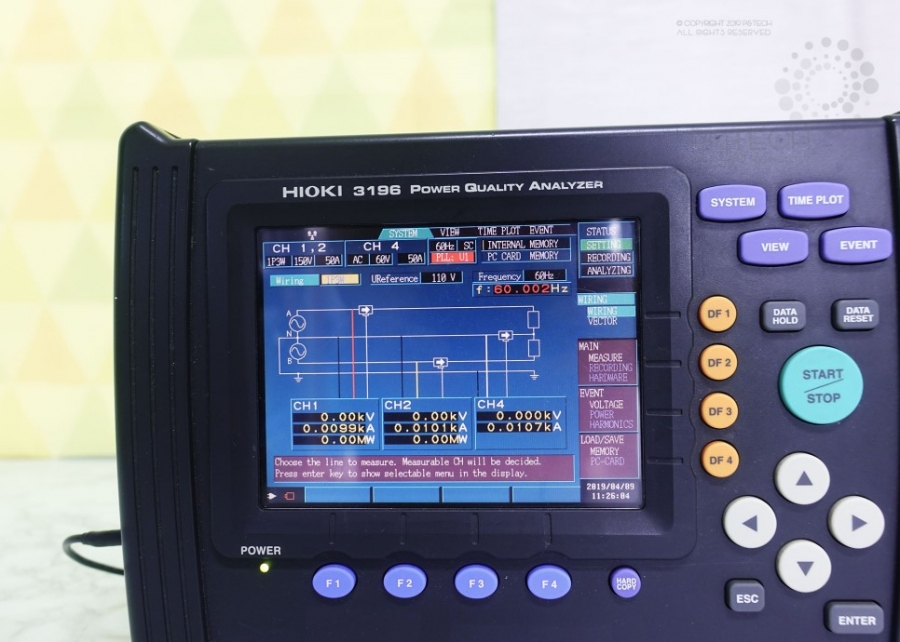Hioki 3196 Power Quality Analyzer 파워애널라이저 전력품질 분석기 중고계측기 판매&렌탈 전문 피엔텍