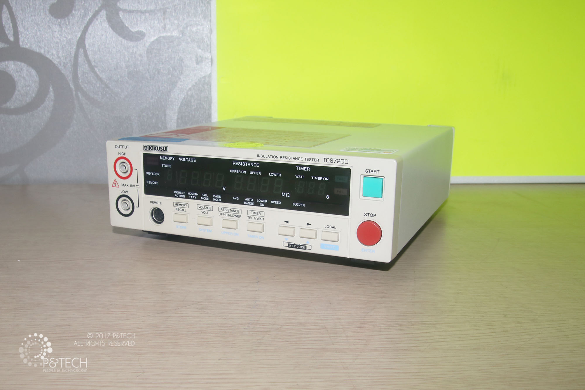 중고계측기매입 렌탈 판매 매입 기쿠수이 Kikusui TOS7200 Insulation Resistance Tester